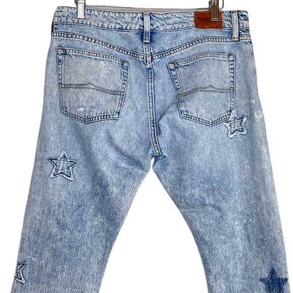 Ralph Lauren Denim & Supply Star Distressed Sz 29 Cropped Jeans - Picture 5 of 15